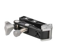 Denash Clamp de Abrazadera de Cangrejo Multifuncional, Diseño Compacto para Soporte Estable, Libro de Fotos para Al Aire Libre Profesional -, Aleación de Aluminio Negro