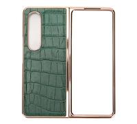 Denash Cubierta Telefónica Cubierta Protectora para Z Plate 4 Nano Recubrimiento de Ropa de Cuero Real para Gente Elegante (Green)