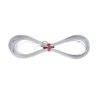 Denash Cuerda de Medición de Pozos Profundos Alambre de Acero Duradero para Topografía de Construcción y Medición de Ingeniería, Cuerda de de Alambre de Acero de 50 M para Encuestas Agrícolas