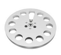 Denash Diseño Clásico de 7 Pulgadas de Bobina de Cinta Vacía para Las Piezas de la Máquina de Apertura de Estudio, Bobina de Admisión de Aleación de Aluminio Ligero y Prueba de Desgaste, Adecuada