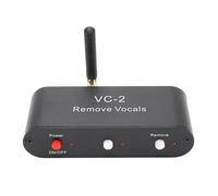 Denash Dispositivo de Extracción Vocal en Tiempo Real de Karaoke, VC 2 Compatible con para Canciones Estéreo, Adaptador de Receptor Inalámbrico con Salida de Entrada Aux de 3.5 Mm,