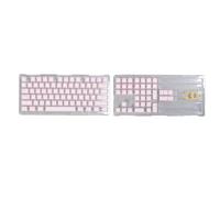 Denash DIY 113 Capas de Teclas PBT Capas de Originales Cómodas para la Mayoría de los Teclados Mecánicos, Instalación Simple, Material Premium para una Experiencia de Escritura Extendida (Pink)