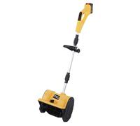 Denash Empujador de Nieve, Pala Quitanieve Inalámbrica, Soplador de Nieve a Batería con Placa Direccional, 11 Pulgadas de Ancho y Ergonómico, Diseño Plegable (Enchufe de la UE)