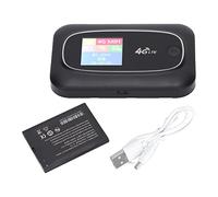 Denash Enrutador Inalámbrico Compacto 4G WiFi Hotspot Travel Wireles (Black)