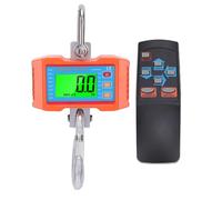 Denash Escala de Grúa Digital de 2000 Kg/4400 Lb con Pantalla LED, Control Remoto, Aleación de Aluminio de Naranja para la Fábrica de Granjas Industriales