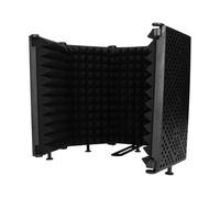 Denash Escudo de Aislamiento de Micrófono, Reflector de Espuma Absorbente de Sonido Plegable Portátil con ángulo Ajustable, para Grabación de Estudio, Transmisión de Radio