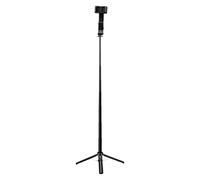 Denash Estabilizador de Teléfono, Trípode con Luz de Relleno, para Selfie | Single Axis Stabilizer, Bluetooth Remote, Extendable to 101cm, for Vlog Live Streaming