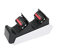 Denash Estación de Carga del Controlador Dual con 2 Baterías Recargables para Juegos interminables: un Muelle de Doble Colaboración para el Controlador, para el Material de Gamer ABS