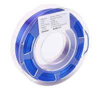 Denash Filamento PLA de Silk con Doble Color Azul y Púrpura 1.75 Mm, Acabado Brillante sin Pulido, Material Premium para Sostenibilidad, Excelente Compatibilidad con Impresoras FDM