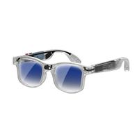 Denash Gafas Inteligentes AI, Gafas Inteligentes con Cámara de 8MP con Bluetooth 5.4 WiFi Sonido HiFi, Traducción en Tiempo Real Soporte ChatGPT, para Viajes Llamadas de Negocios Música