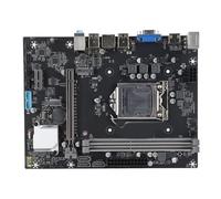Denash H61 LGA1155 Placa Base UDIMM DDR3 Memoria para Procesadores I3 I5 I7, Juegos de Diseño, Batería CR2032 Incluida (1 Pieza)
