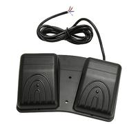 Denash Interruptor de Doble Pie de Pie Auto -Bloqueo de 2 Interruptores de Pedal de para los Dispositivos Industriales de Dispositivos 250 V AC 16A Diseño de Interruptores de Auto -Bloqueo para