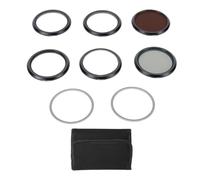 Denash Kit de Filtros de Cámara, 6 Filtros Magnéticos de Liberación Rápida con ND8 CPL Macro Star Soft Focus UV, para ZV1 RX100 G7X LX10 GR
