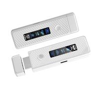 Denash Kit de Receptor Transmedente Multimedia Inalámbrico HD, Salida 4K Decodificada 1080p, Enchufe y Reproducción, Extensor Multimedia HD Portátil, 5 G 2.4g para Caja de Televisión de (White)