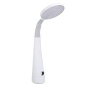 Denash Lámpara de Escritorio LED EyeCaring EyeCaring Dimmable Luz de Estudio para el Aprendizaje del Ministerio del Interior - Lámpara Inalámbrica Recargable (White)