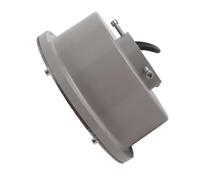 Denash Luz de Fuente LED Impermeable, Foco de Paisaje Subacuático Sumergible de Alto Brillo de Acero Inoxidable para Piscina, Ahorro de Energía (Blanco 9W)