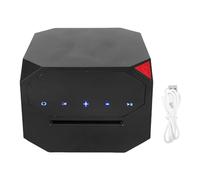 Denash Máquina Automática de Repartidor de Cartas, Barajado y Trato 2 en 1 con Rotación de 180 o 360 Grados para Póquer Fase 10 Skip Bo (Black)