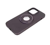 Denash Mate Magnetic Phone Case Purple PC Light Protective con Soporte para 14Pro para una Vista Cómoda de Videos