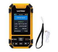 Denash Medidor de área de Tierra de la Mano, Instrumento de Medición de la Encuesta de Tierras GPS con Pantalla de Color y Indicaciones de Voz, Datos en Tiempo Real Superados por