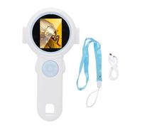 Denash Microscopio para Niños, Pantalla LCD de 2 Pulgadas, Cámara Digital de Mano 1080P HD con Aumento de 1000X, 8 Luces LED, para Edades de 3 a 10 Años, Juguete Científico para Niñas (Blue)