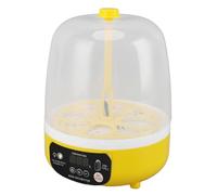 Denash Mini Incubadora de Huevos, Incubadora Visual con Control de Temperatura y Humedad, de Aves de Corral con bajo Ruido y Ahorro de Energía, Mini USB para el Hogar, Iluminación para Niños, (Giro