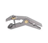 Denash Mini Llave Ajustable Alicates, Multitool Compacto de 4 Pulgadas con | Mandíbulas de sujeción ajustables, construcción de acero inoxidable 420, llave hexagonal integrada de 6 mm, EDC de
