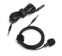 Denash Mini Micrófono Profesional con Reducción de Ruido para una Voz Transparente, Entrevista, Cámaras SLR/54G (Black)