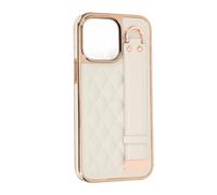 Denash Ministerio de Pulsera Case de Teléfono Protectora Resistente a los Rasguños para un Videos Convenientes Viendo Cuero de Imitación Ajustado para Todos los Tamaños de Teléfono (iPhone14promax)