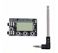 Denash Módulo Transmisor Estéreo FM, Tablero de Transmisión de Frecuencia de Transmisión de 76-108 MHz con Antena, Tablero de de Audio Profesional para Audio Doméstico