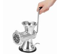 Denash Molinillo Manual de Salchichas de Aluminio con Molinillo para Carne de Res, Cordero y Cerdo, para Restaurantes Comerciales