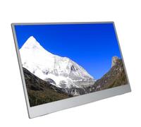 Denash Monitor Portátil de 15,6 Pulgadas, Pantalla Táctil HD IPS de 1080P para el Cuidado de los Ojos, Segundo Monitor Externo Plug & Play con Soporte Plegable para PC y Portátil