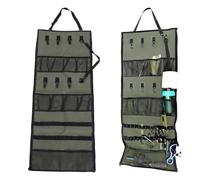 Denash Organizador Colgante para Acampar, Bolsa de Almacenamiento con Dosel para Tienda de Campaña de Tela Oxford 600D con Bolsillos de Malla y Ganchos para Picnic Al Aire, Viajes y