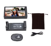 Denash Pantalla de Selfie de Teléfono 4K, WiFi 5G 2.4G Remote, Batería de 1100 MAh, Conmutación Vertical Horizontal, Material ABS, 3.97 Pulgadas, Transmisión en Tomando Fotos