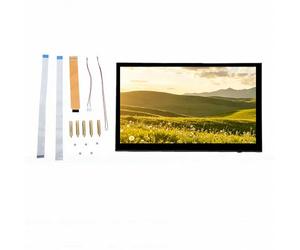 Denash Pantalla Táctil Capacitiva LCD de 7 Pulgadas Panel de Pantalla DSI Resolución 1024x600 Panel IPS Táctil de 5 Puntos con Software Retroiluminación Ajustable para Proyectos C