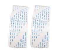 Denash Paquete de 2 Cables de Cinta Flexibles FFC para Impresora, Transmisión Rápida, Alta Flexibilidad, PET Fino y Plano y Duradero, para Piezas Accesorios de Impresora XP600 (150cm)