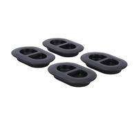 Denash Paquete de 4 Tapones de Goma para Drenaje de Piso, OE 68194821AA, Repuesto para JK 2014-2023, Sello Impermeable, Fácil de Instalar, Juego de Tapones para el Cuerpo