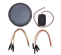 Denash Placa de Desarrollo LCD Redonda, Pantalla de 1,85 Pulgadas Resolución 360x360 Soporte Arm Cortex M33 de Doble Núcleo, con Interfaz Táctil Capacitiva I2C USB, para Mi