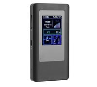 Denash Punto de Acceso de Enrutador 5G Móvil, WiFi de Doble Banda 6, 4400 MAh Battery Bank Bank, Nano Sim Slot, Support Global Frequency, Admite 16 Dispositivos