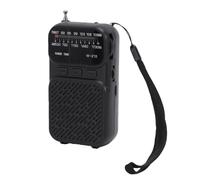Denash Radio Portátil Am/FM, Bluetooth 5.3, Funciona con Pilas, Incluye Antena Telescópica y Linterna LED, Ideal para Emergencias Al Aire Libre y Uso Diario. (con Manual de Usuario)