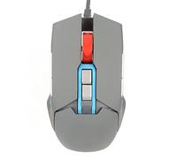 Denash Ratón para Juegos de Voz, 800 1000 1600 3 Niveles dpi Programación Macro Ratón de Voz Ergonómico de 9 Botones Retroiluminado Colorido Gamer con Cable