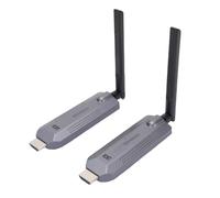 Denash Receptor Transmedente de Interfaz Multimedia Inalámbrico HD con Antena, 1080p 60Hz para TV de Computadora, Admite el Modo de Extensión de Fundición de Pantalla, hasta 100 Metros