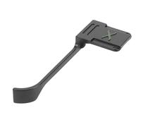 Denash Reemplazo de Empuñadura para Pulgar hacia Arriba para Cámara X E5, Empuñadura de Reposapiés de Zapata de Metal con Diseño Curvo para un Mejor Manejo, Accesorios de Fotografía (Black)