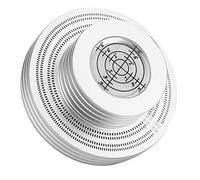 Denash Registro de Estabilizador de Estabilizador con Almohadilla de Base Blanda: Plata de Peso de Registro Largo y Listón para Tocadiscos Ideales para Coleccionistas (Silver)