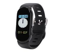 Denash Reloj con Grabadora de Voz Portátil, Grabadora Activada por Voz Portátil 3 en 1 con Pantalla de 0,96 Pulgadas, Dispositivo de Grabación Temporizado con Clip para Conferenci (8G)