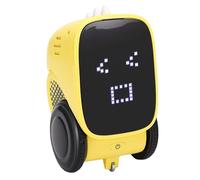 Denash Robot Inteligente Interactivo de Juguete, Robot Educativo con Detección Táctil y de Voz con Narración y Programación en Inglés para Niños de Aprendizaje Temprano (Yellow)