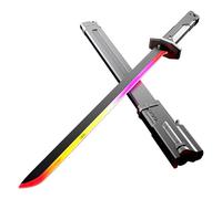 Denash Spark Sword, Hoja de Chispa de 30.7 Pulgadas con Luces y Sonido Intermitentes Multicolores, Espada Iluminada Portátil con Funda para Cosplay y Exhibición
