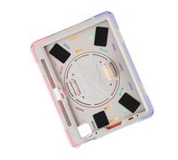 Denash Tabla de Protección Caso Multifunción de Correa de Tableta Universal para iOS 10.9 PRO11 2018 2020 2021 2022 Tableta, Ajuste para Uso Diario (Deslumbrante Rosa)