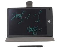 Denash Tableta de Escritura LCD para Adulto, Tablero de Dibujo de Pantalla Completa de 10 Pulgadas con Cubierta Protectora, Estuche PU, un Borrado de Llave y Función de Bloqueo,