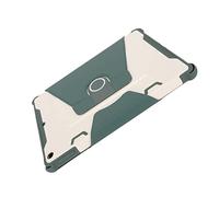 Denash Tapa en la Tableta de Pantalla con Soporte, Compatible con 10.2 Pulgadas de la Novena Generación para la Tableta iOS, Recortes Precisos, Ideales para el Posicionamiento de la Pantalla (Green)