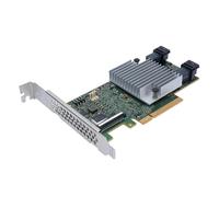 Denash Tarjeta Controladora, Velocidad de Transferencia de Datos de 12 GB/s, Memoria caché de 2 GB PCI Express 3.0, con 4 Puertos Internos Serial ATA SAS, para Computadoras de